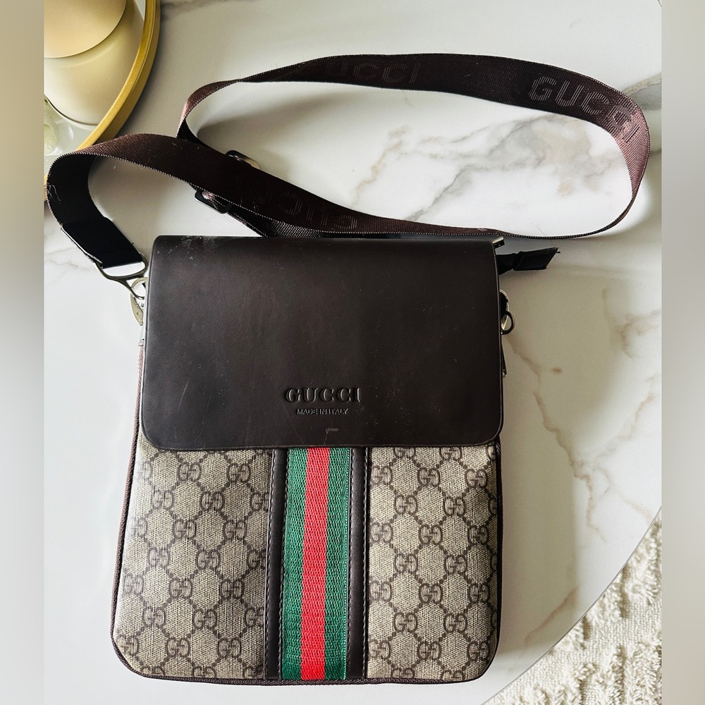 Gucci Brown Messenger Bag